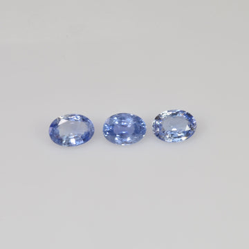 7x5 Natural Calibrated Sri Lanka Blue Sapphire Loose Gemstone Oval Cut