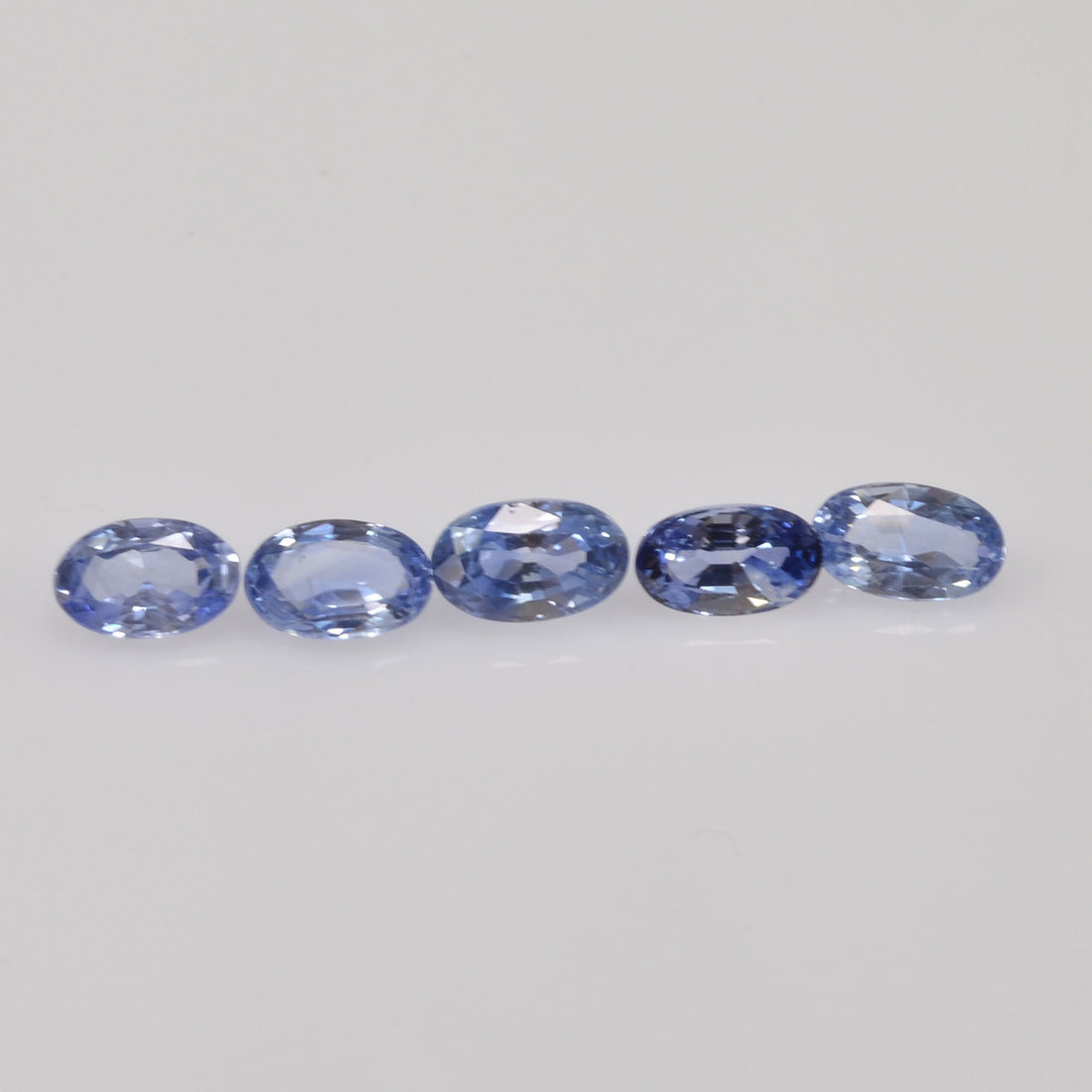 5x3 Natural Calibrated Sri Lanka Blue Sapphire Loose Gemstone Oval Cut