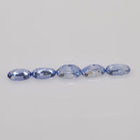 5x3 Natural Calibrated Sri Lanka Blue Sapphire Loose Gemstone Oval Cut