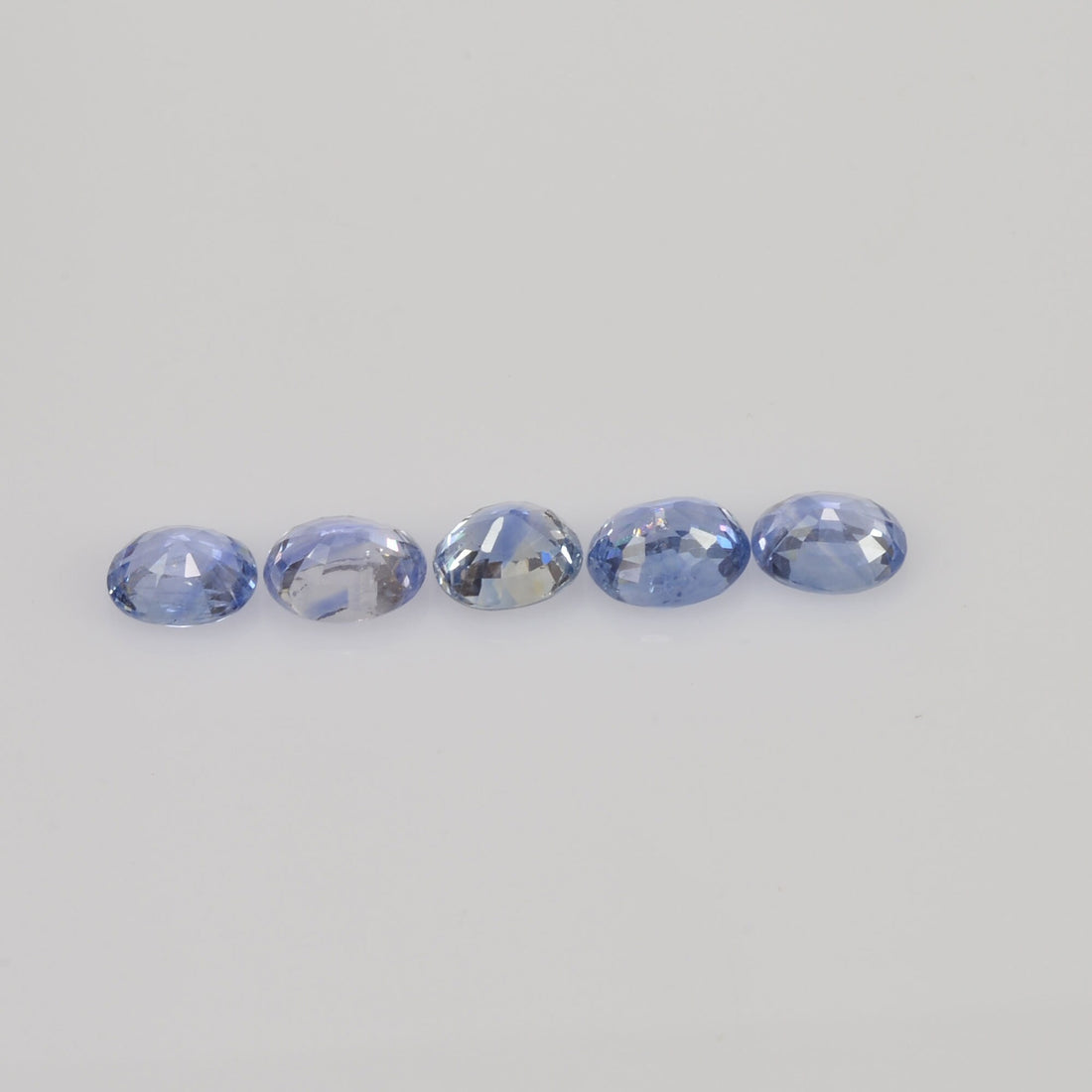 5x4 Natural Calibrated Sri Lanka Blue Sapphire Loose Gemstone Oval Cut