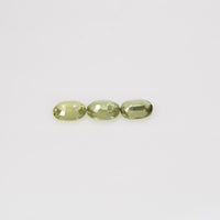 5x4 mm Natural Calibrated Green Sapphire Loose Gemstone Oval Cut