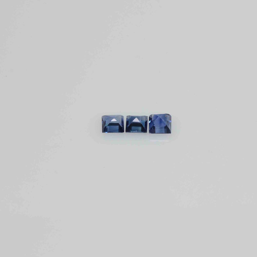 1.4-2.4 MM Natural Calibrated Blue Sapphire Loose Gemstone Square Cut - Thai Gems Export Ltd.