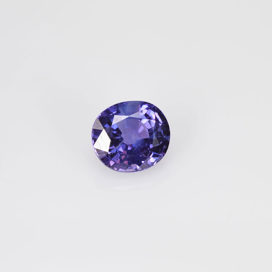 1.25 cts Natural Purple Sapphire Loose Gemstone Oval Cut
