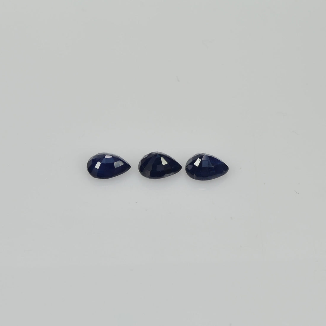 5x4 mm Natural Calibrated Blue Sapphire Loose Gemstone Pear Cut