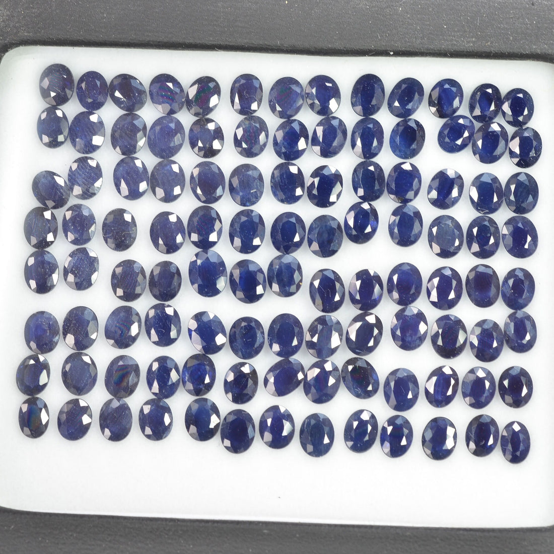 5x4 mm Natural Calibrated Blue Sapphire Loose Gemstone Oval Cut