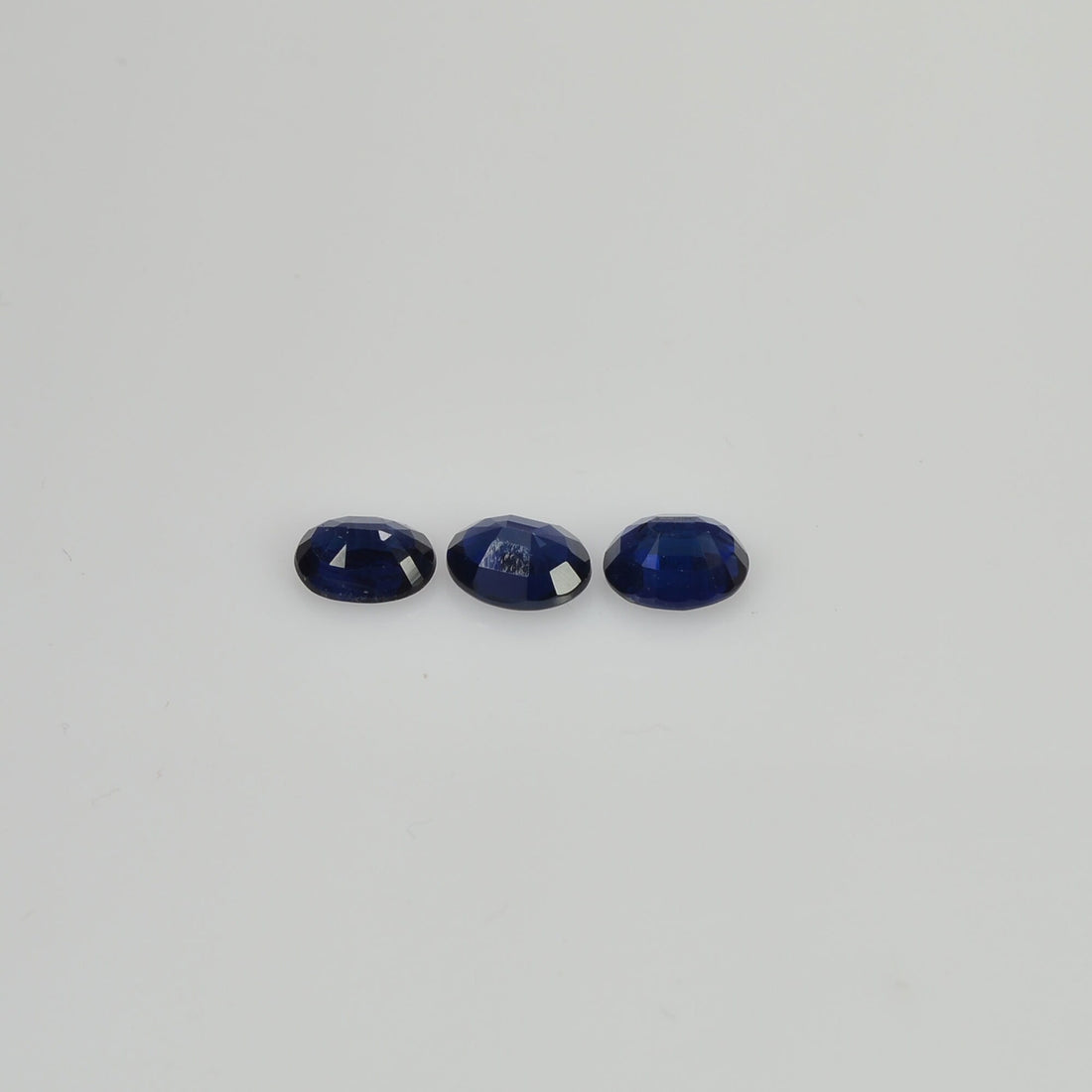 5x4 mm Natural Calibrated Blue Sapphire Loose Gemstone Oval Cut