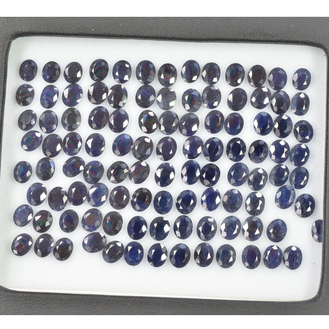 5x4 mm Natural Calibrated Blue Sapphire Loose Gemstone Oval Cut