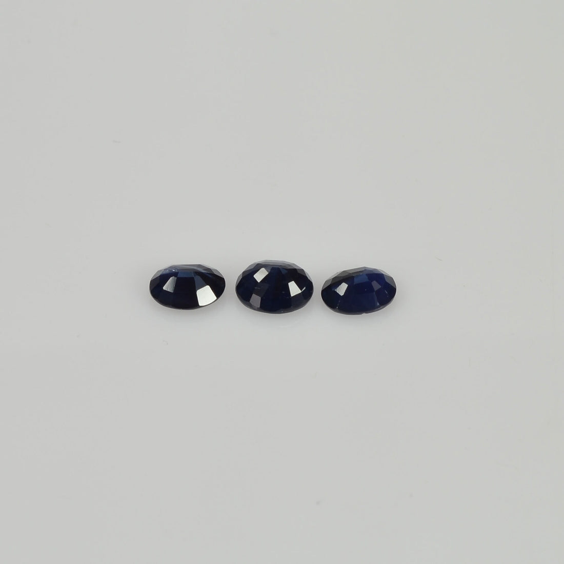 5x4 mm Natural Calibrated Blue Sapphire Loose Gemstone Oval Cut