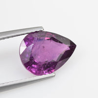 3.43 cts Natural Fancy Pink Sapphire Loose Gemstone Pear Cut