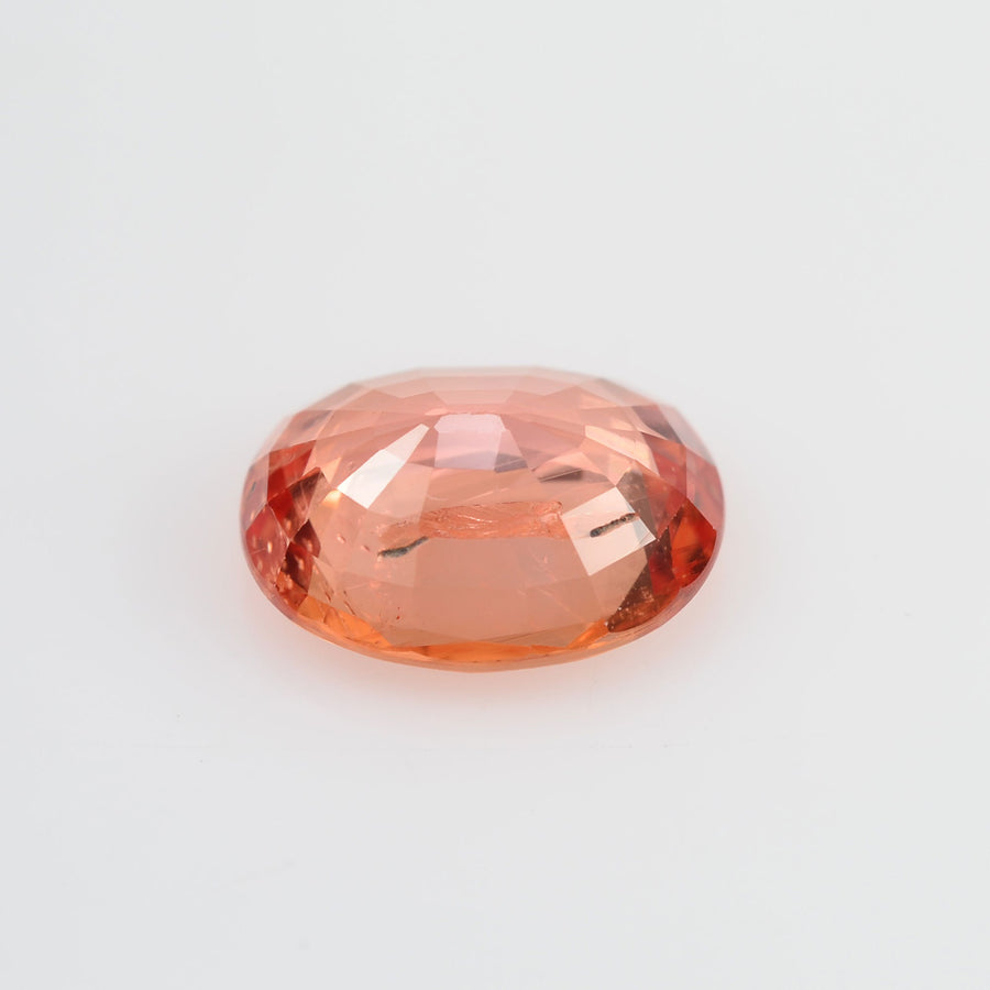2.52 cts Natural Orange Sapphire Loose Gemstone Oval Cut