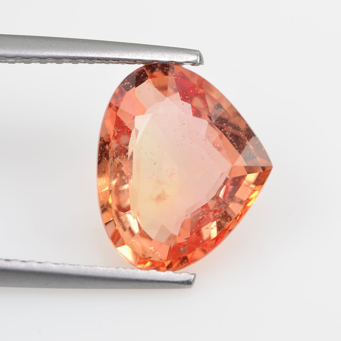 3.72 cts Natural Orange Sapphire Loose Gemstone Oval Cut