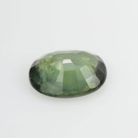 3.11 cts Natural Green Sapphire Loose Gemstone Oval Cut