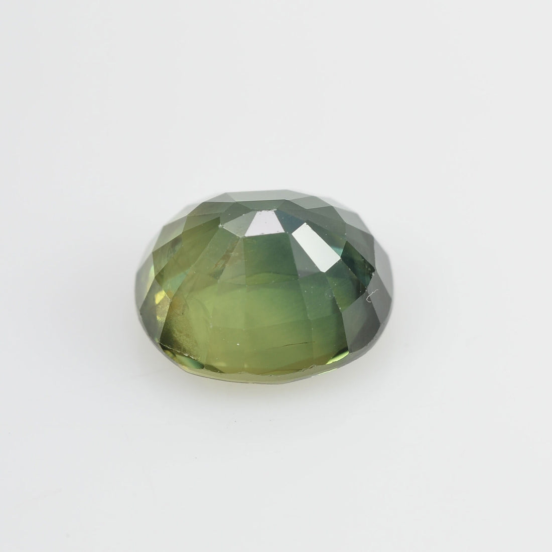 3.38 cts Natural Green Sapphire Loose Gemstone Oval Cut