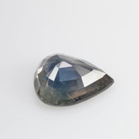 3.41 cts Natural Bi-color Sapphire Loose Gemstone Pear Cut