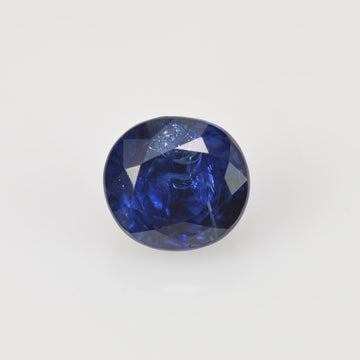 0.86 Cts Natural Blue Sapphire Loose Gemstone Oval Cut