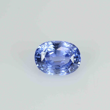 2.99 cts Unheated Natural Blue Sapphire Loose Gemstone Oval Cut Certified