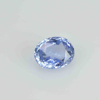 2.47 cts Unheated Natural Blue Sapphire Loose Gemstone Oval Cut Certified