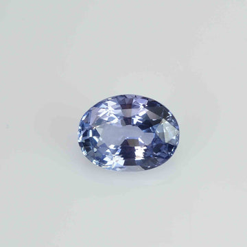 2.27 cts Unheated Natural Blue Sapphire Loose Gemstone Oval Cut Certified