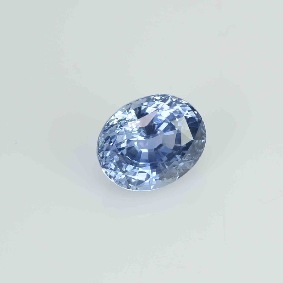 2.70 cts Unheated Natural Blue Sapphire Loose Gemstone Oval Cut Certified