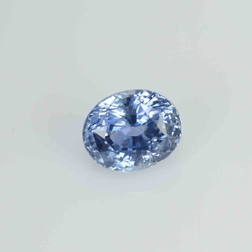 2.70 cts Unheated Natural Blue Sapphire Loose Gemstone Oval Cut Certified