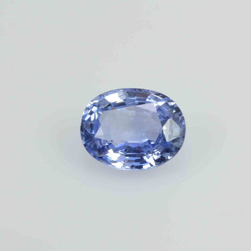 2.51 cts Unheated Natural Blue Sapphire Loose Gemstone Oval Cut Certified