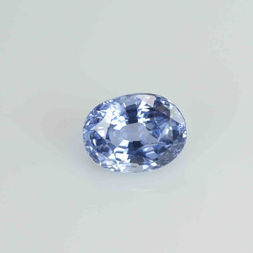 2.70 cts Unheated Natural Blue Sapphire Loose Gemstone Oval Cut Certified