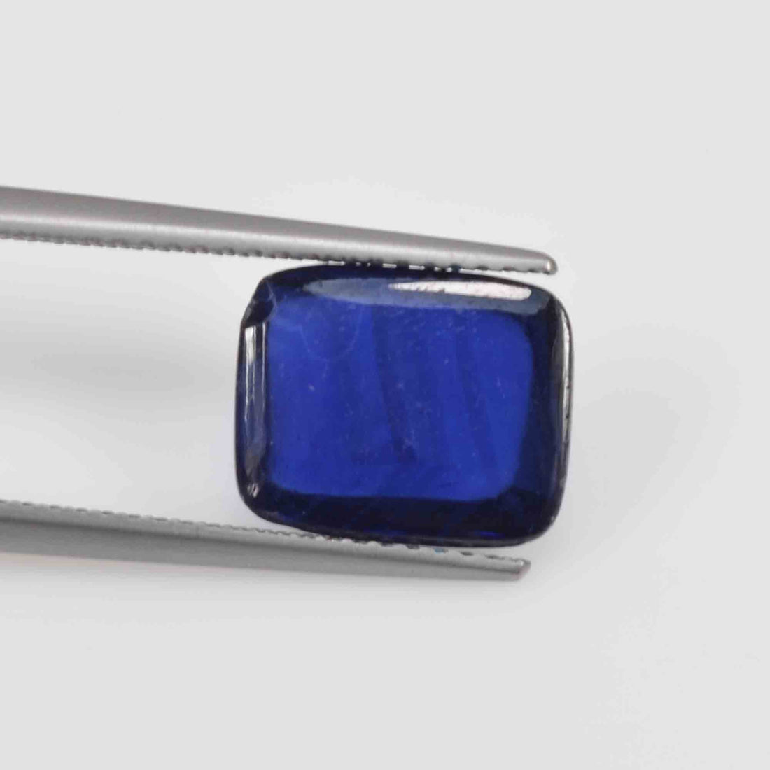 3.90 cts Unheated Natural Blue Sapphire Loose Gemstone Cabochon Cushion Cut Certified