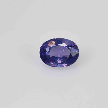 1.28 cts Natural Purple Sapphire Loose Gemstone Oval Cut