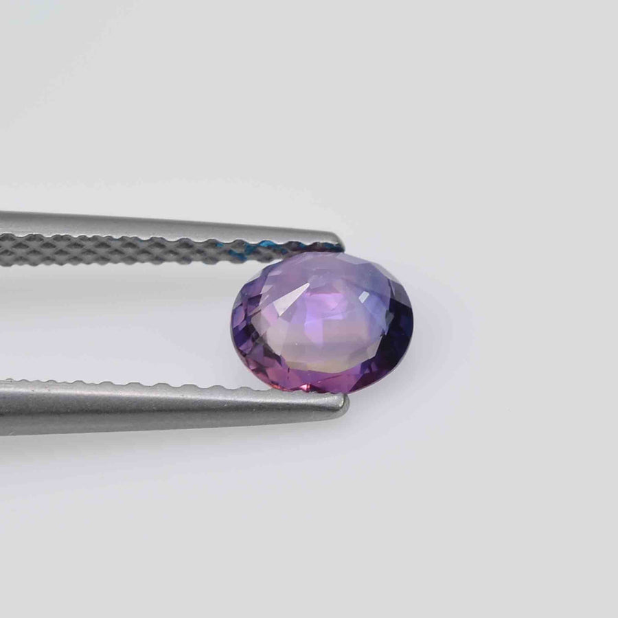 0.63cts Natural Purple Sapphire Loose Gemstone Oval Cut