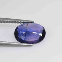 2.04 cts Natural Fancy Bi-Color Sapphire Loose Gemstone oval Cut