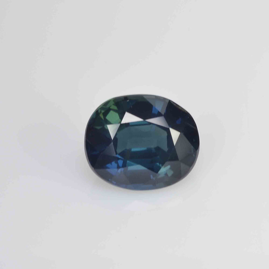 3.10 cts Unheated Natural Teal Blue Sapphire Loose Gemstone Oval Cut Certified - Thai Gems Export Ltd.