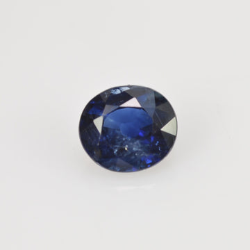 0.62 Cts Natural Blue Sapphire Loose Gemstone Oval Cut