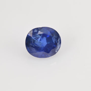 0.74 Cts Natural Blue Sapphire Loose Gemstone Oval Cut