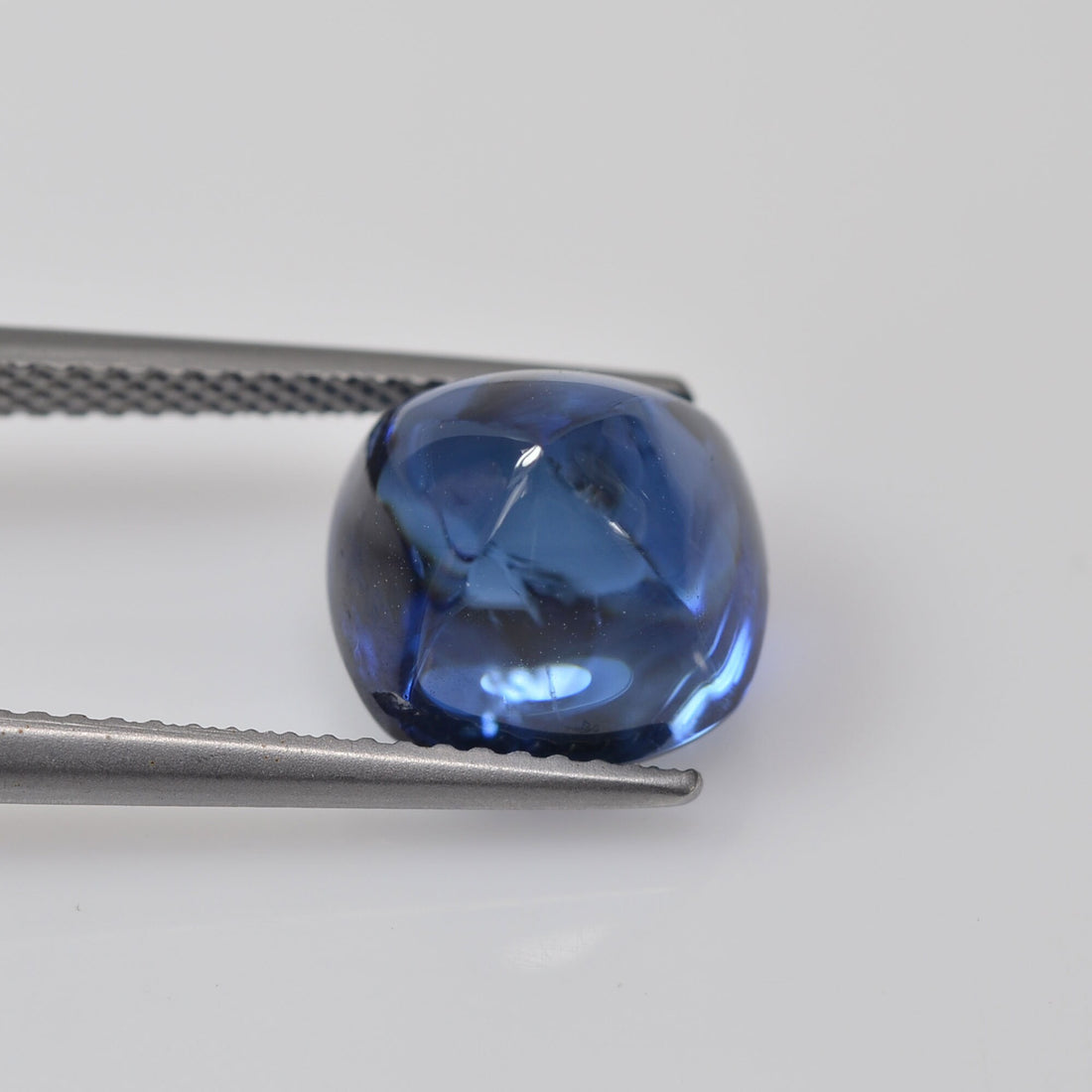 7.73 cts Natural Blue Sapphire Loose Gemstone Cabochon Cushion Cut Certified