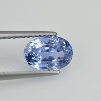 2.61 cts Unheated Natural Blue Sapphire Loose Gemstone Oval Cut Certified