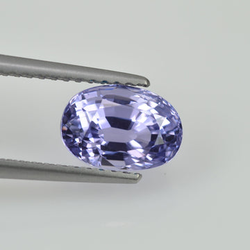 2.88 cts Natural Lavender Sapphire Loose Gemstone Oval Cut