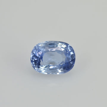 1.55 cts Natural Blue Sapphire Loose Gemstone Oval Cut Certified