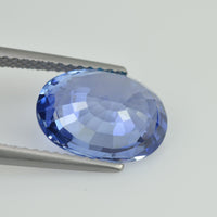 4.02 cts Natural Blue Sapphire Loose Gemstone Oval Cut Certified