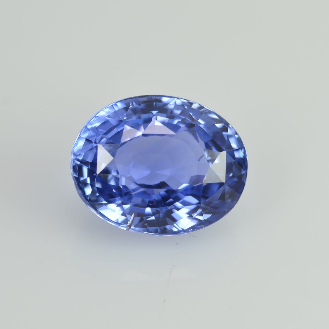 3.90 cts Unheated Natural Blue Sapphire Loose Gemstone Oval Cut Certified