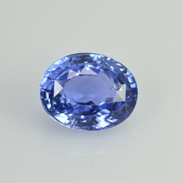 3.90 cts Unheated Natural Blue Sapphire Loose Gemstone Oval Cut Certified