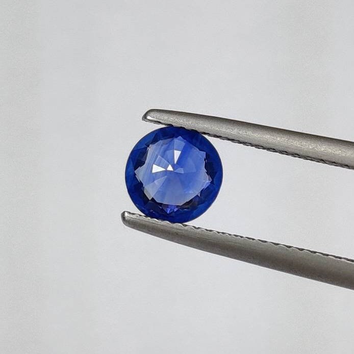 1.07 cts Natural Blue Sapphire Loose Gemstone Round Cut