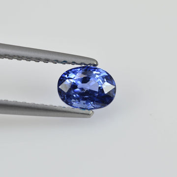 0.76 cts Unheated Natural Blue Sapphire Loose Gemstone Oval Cut