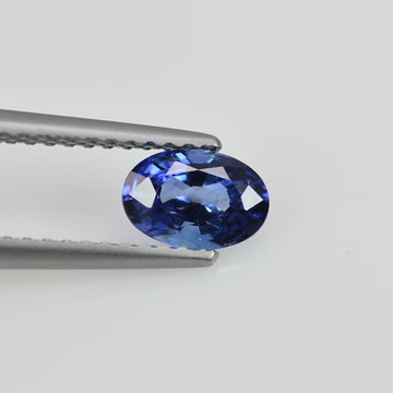 0.73 cts Unheated Natural Blue Sapphire Loose Gemstone Oval Cut