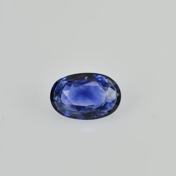0.86 cts Unheated Natural Blue Sapphire Loose Gemstone Oval Cut