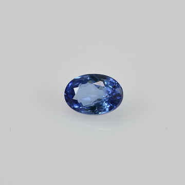 0.56 cts Unheated Natural Blue Sapphire Loose Gemstone Oval Cut