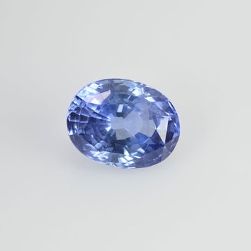 1.67 cts Unheated Natural Blue Sapphire Loose Gemstone Oval Cut Certified