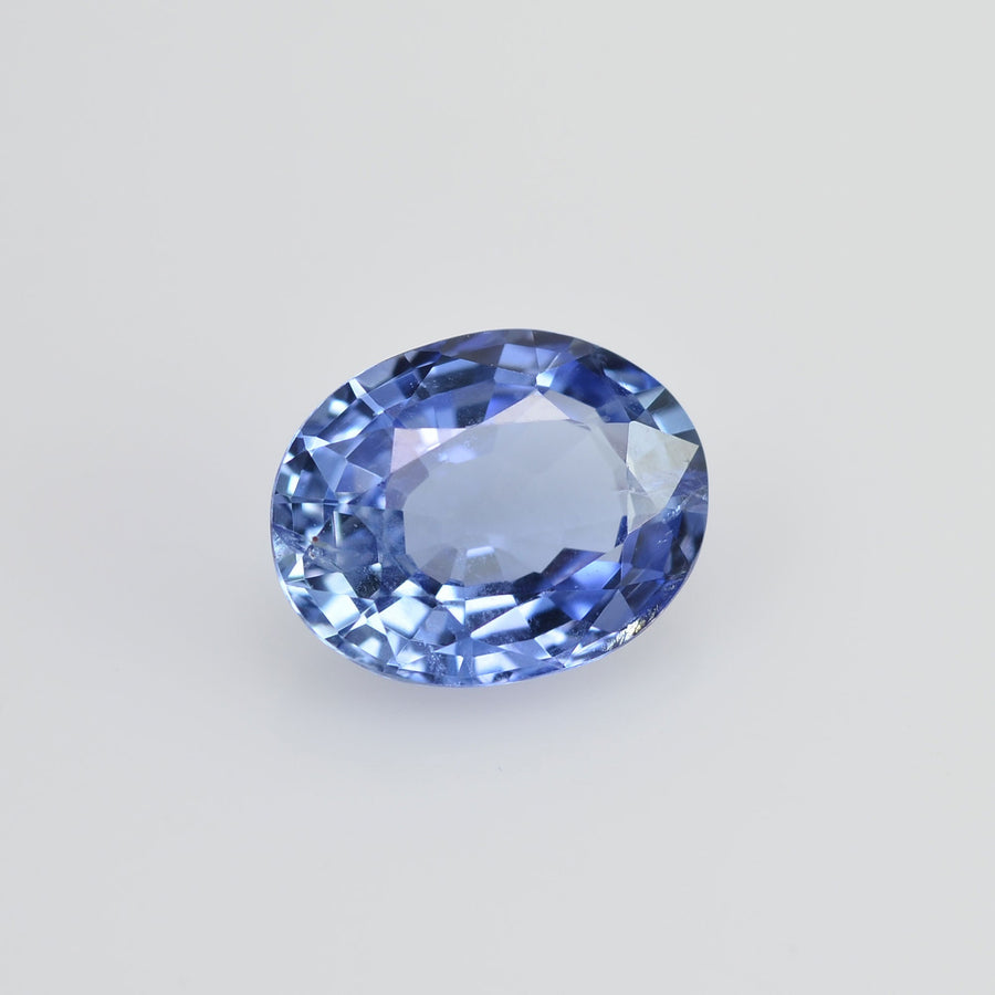 1.27 cts Unheated Natural Blue Sapphire Loose Gemstone Oval Cut Certified