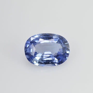 1.44 cts Unheated Natural Blue Sapphire Loose Gemstone Oval Cut Certified