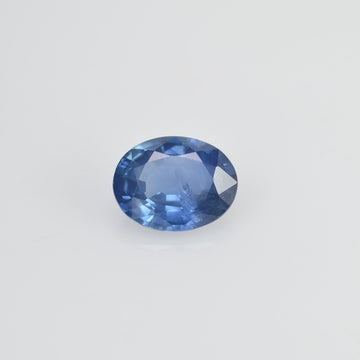 0.75 Cts Natural Blue Sapphire Loose Gemstone Oval Cut
