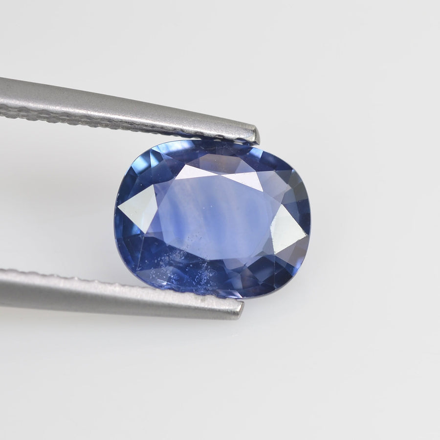 1.75 Cts Natural Blue Sapphire Loose Gemstone Oval Cut